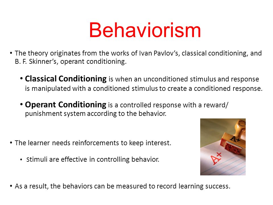 Classical and Operant Conditioning (Skinner)